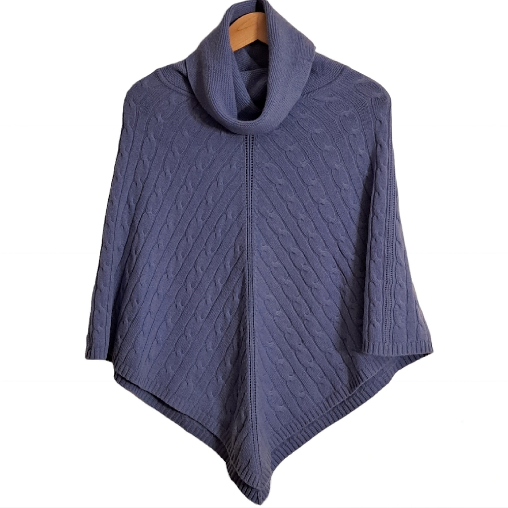 Autumn Cashmere Cowl Neck 100% Cashmere Poncho
